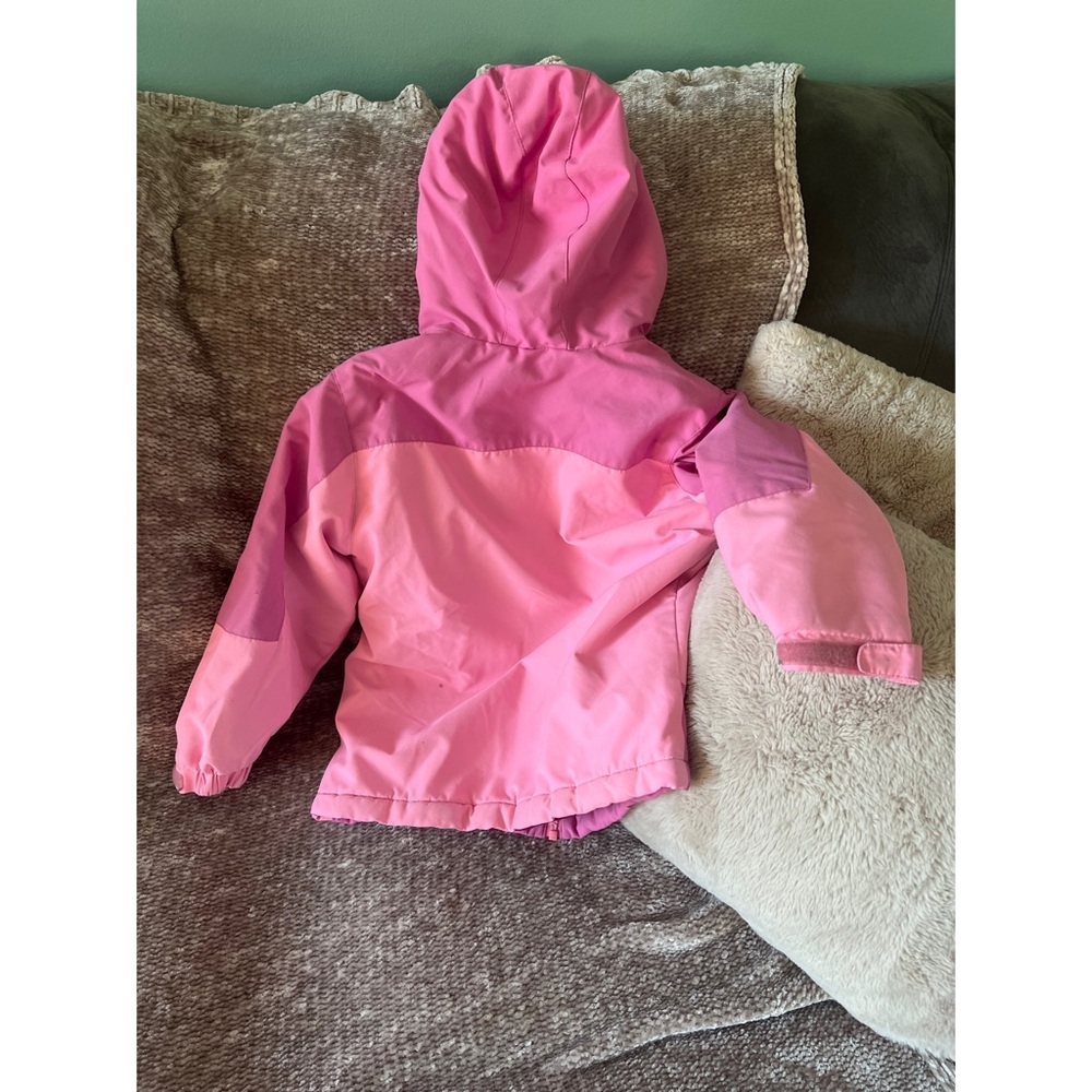 Toddler or Girls Ski Jacket Snow Jacket Fleece Lined Hood Hooded SwissTech